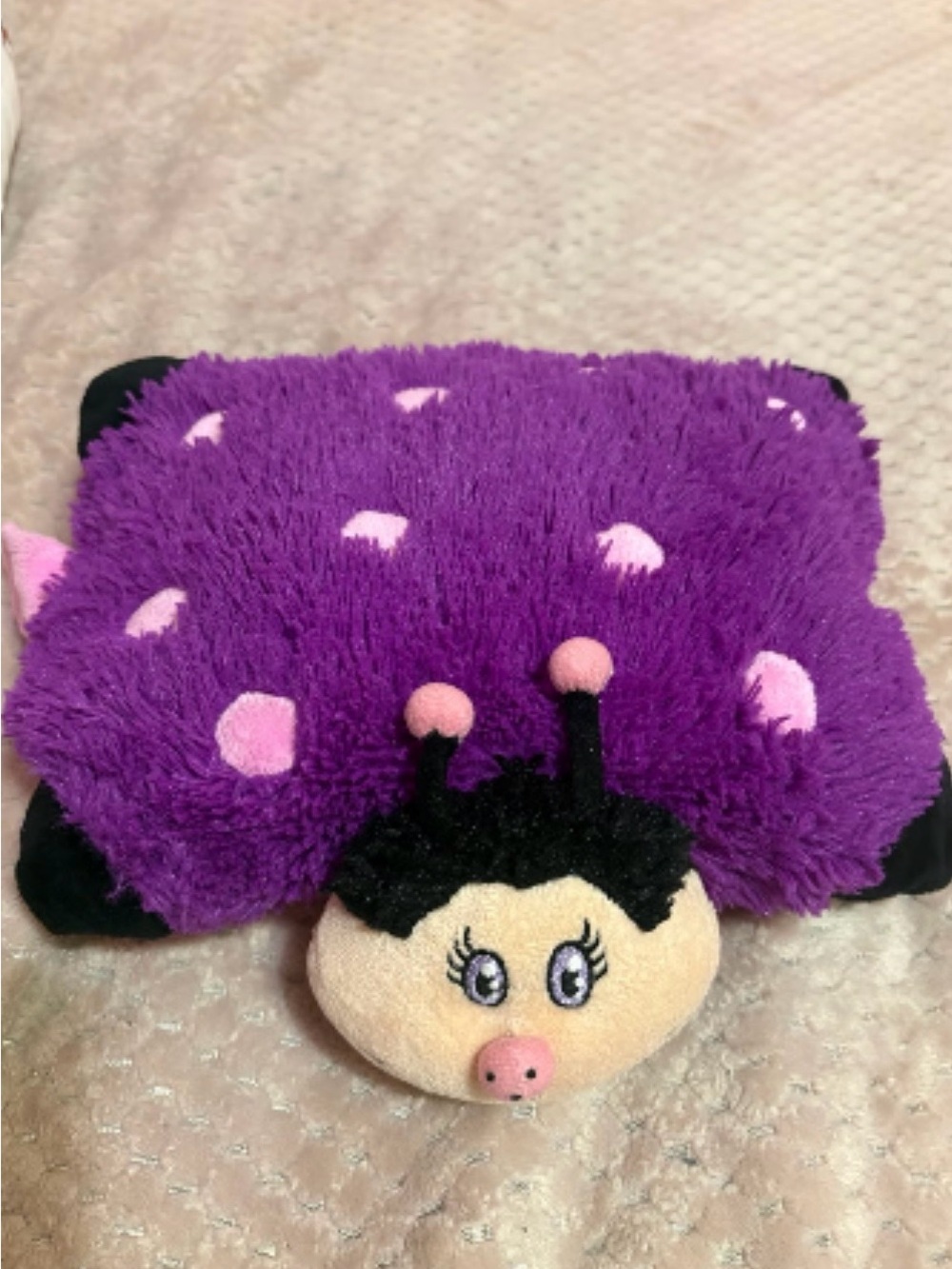 Pillow Pets Original LADYBUG 18" Stuffed Animal Plush Toy Limited Edition Travel